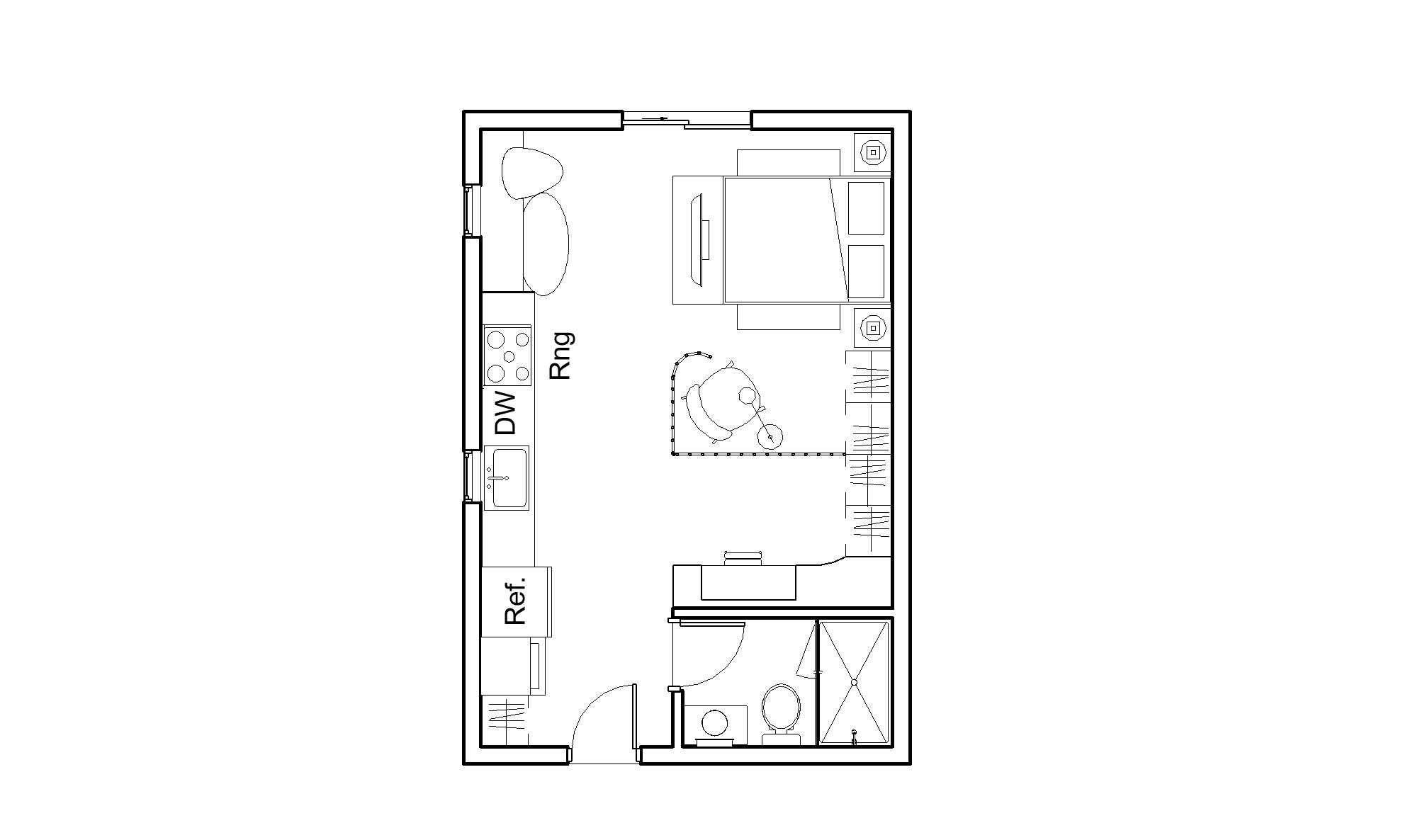 The Rincon top-down floor plan