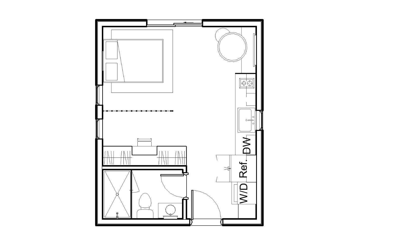 The Topanga top-down floor plan